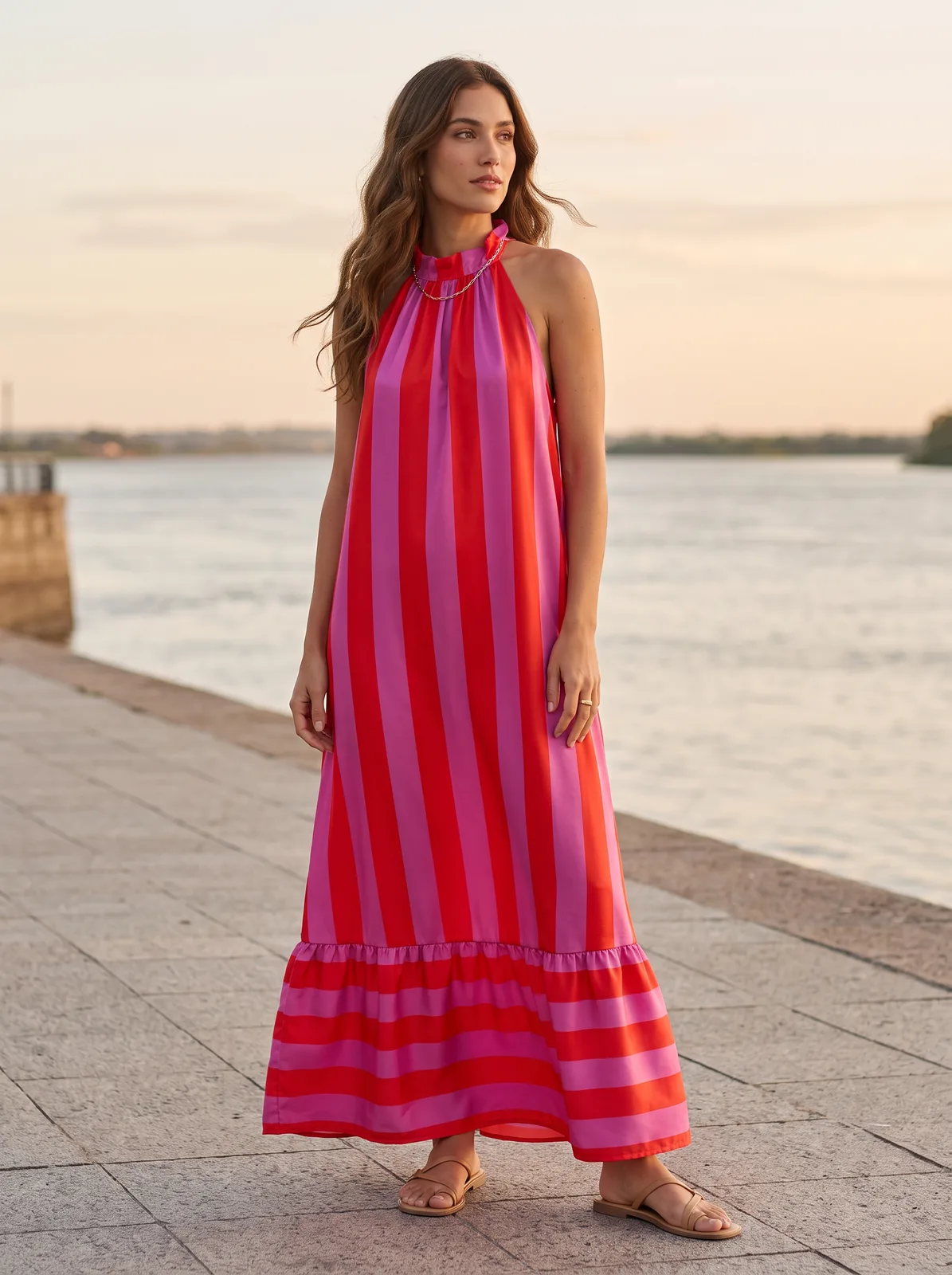 Vestido en modelo